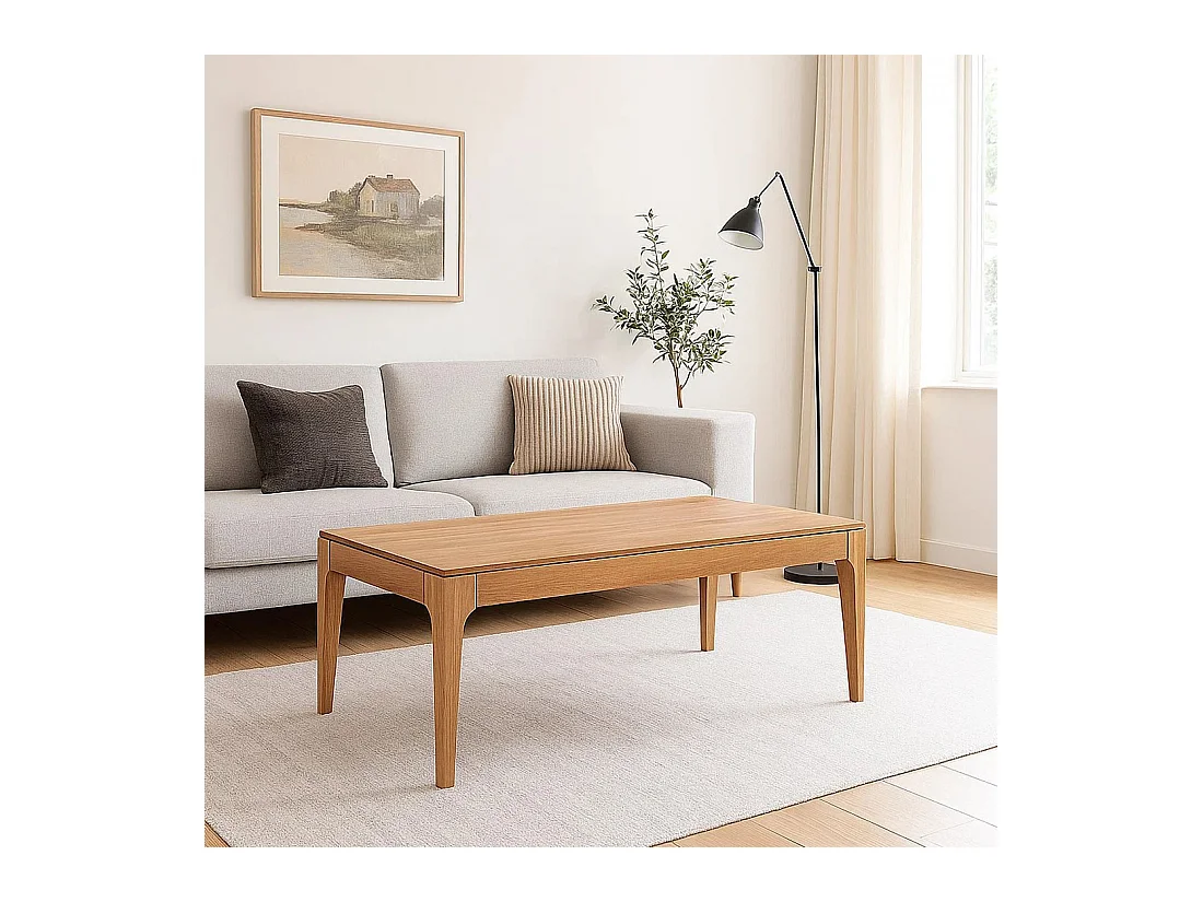 Ława dębowa 120x60 Creativ z litego drewna