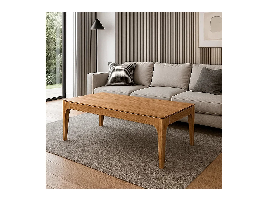 Ława dębowa 120x60 Creativ z litego drewna