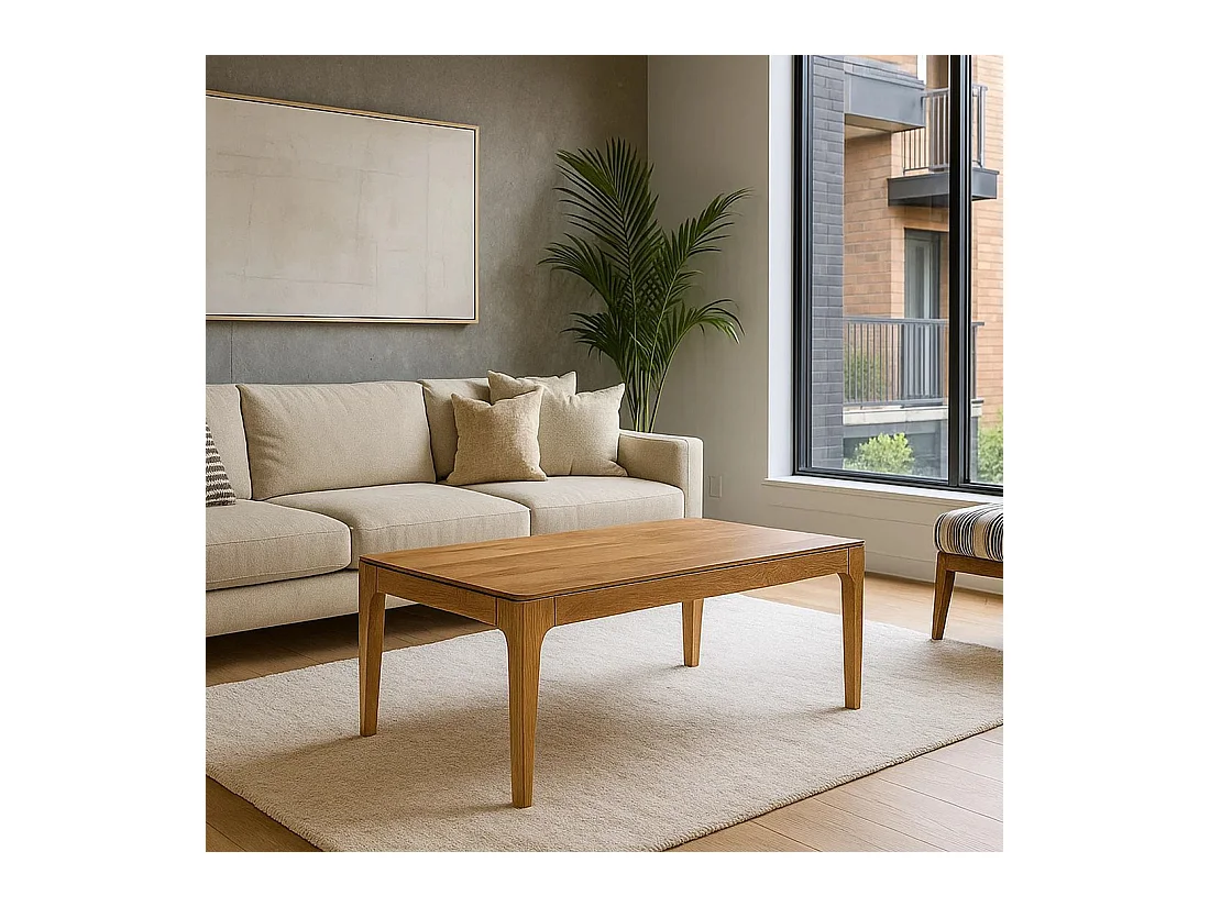 Ława dębowa 120x60 Creativ z litego drewna