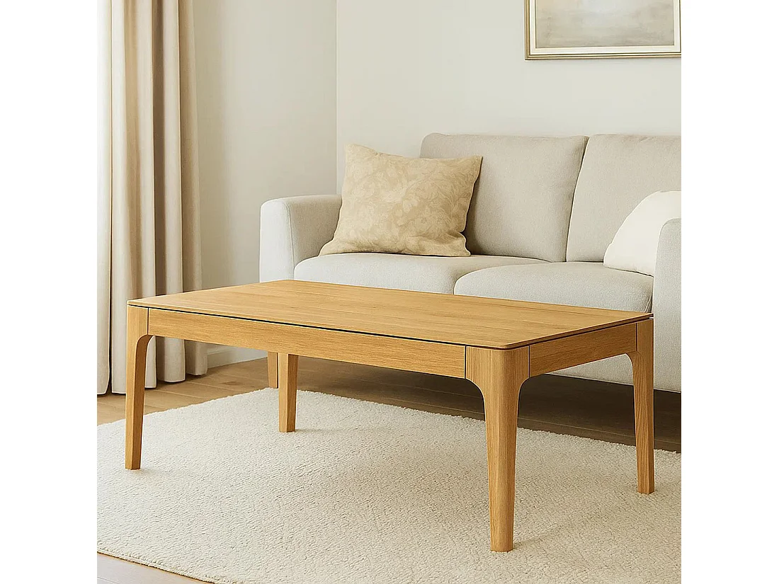 Ława dębowa 120x60 Creativ z litego drewna