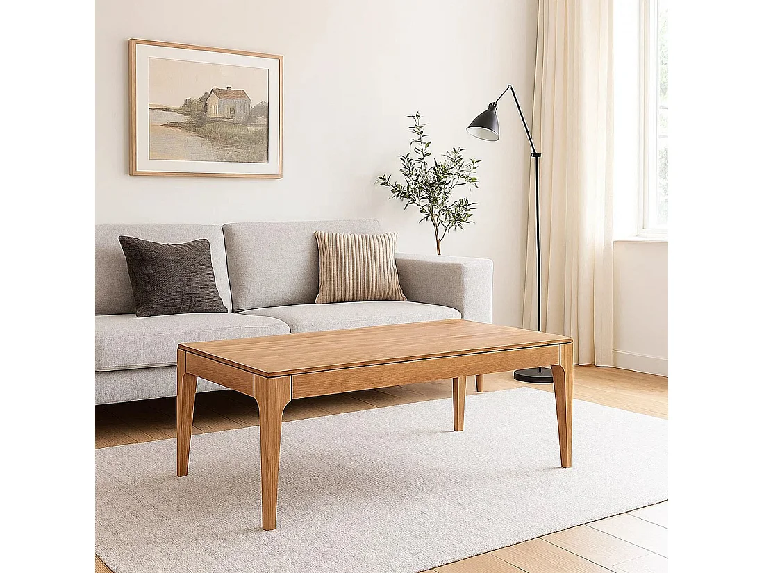 Ława dębowa 120x60 Creativ z litego drewna