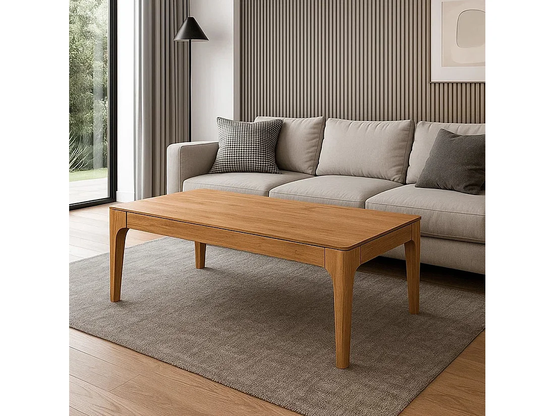 Ława dębowa 120x60 Creativ z litego drewna