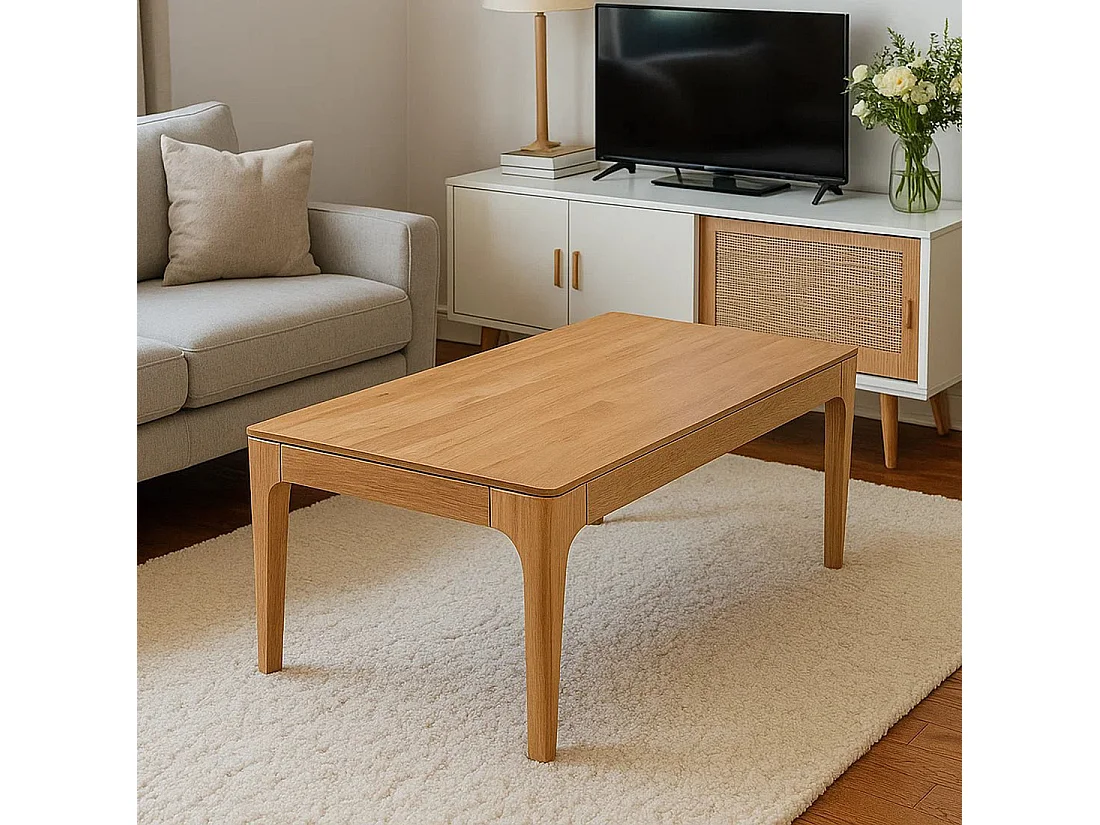 Ława dębowa 120x60 Creativ z litego drewna