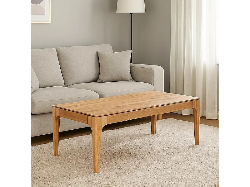 Ława dębowa 120x60 Creativ z litego drewna