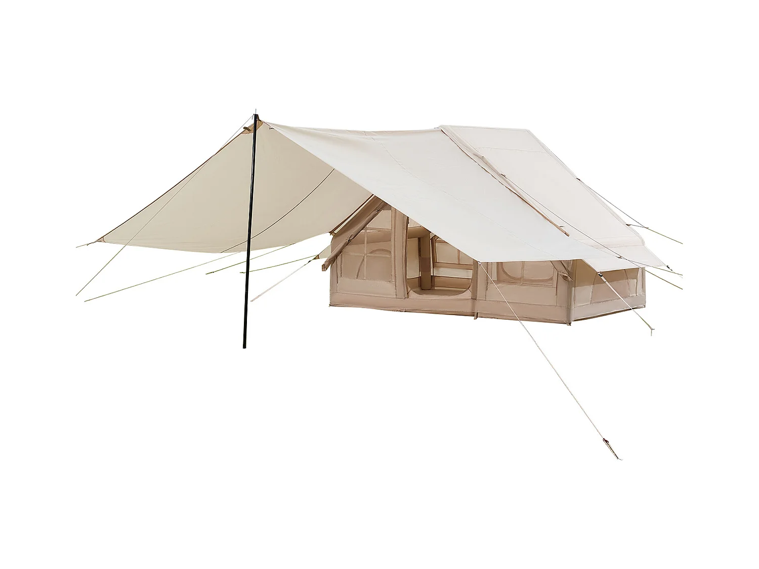 Tente de Camping SucceBuy, Gonflable de Glamping pour 3 à 5 Personnes avec Pompe , pour Toute Aventure de Camping