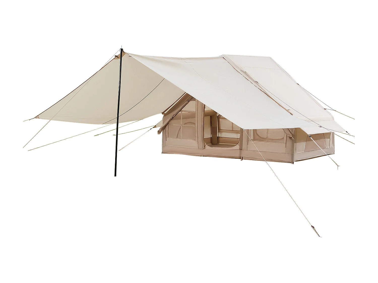 Tente de Camping SucceBuy, Gonflable de Glamping pour 3 à 5 Personnes avec Pompe , pour Toute Aventure de Camping