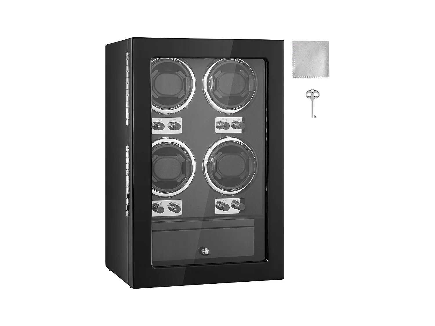 Automatische Horlogekast SucceBuy, voor 4 Automatische Horloges met 4 Atille Mabuchi-Motoren