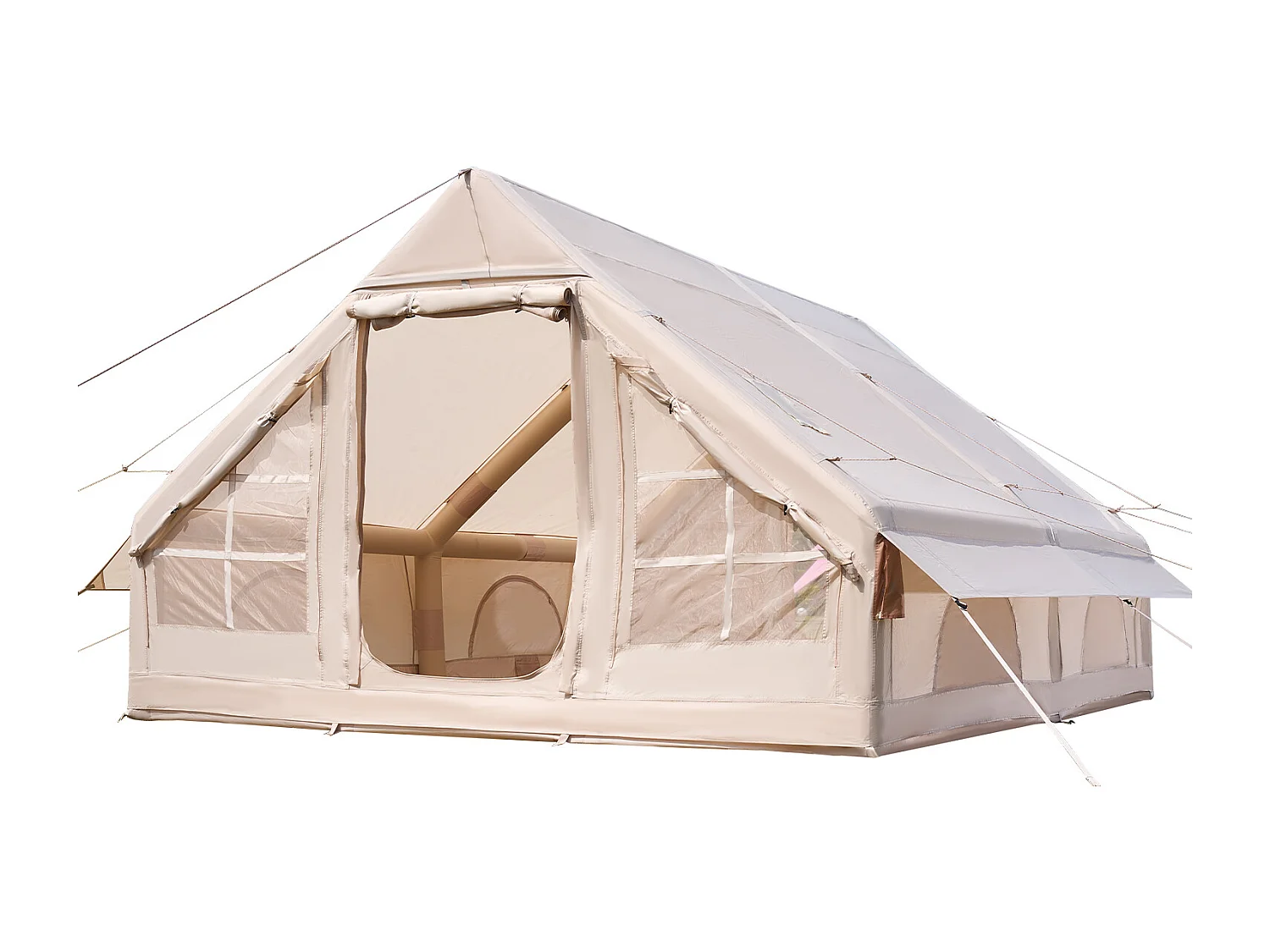 Tente de Camping SucceBuy, Gonflable de Glamping pour 5 à 8 Personnes avec Pompe , pour Toute Aventure de Camping