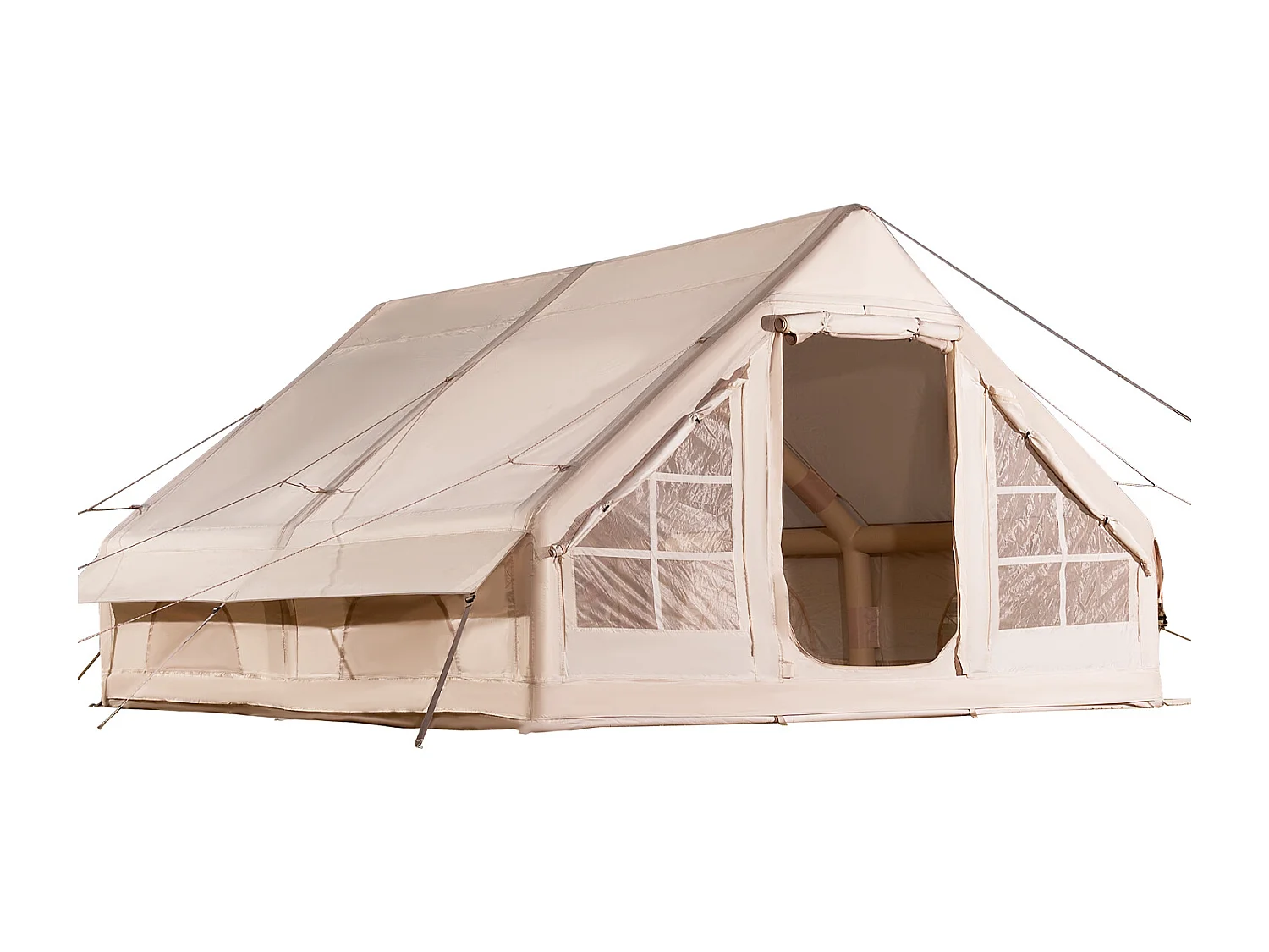 Tente de Camping SucceBuy, Gonflable de Glamping pour 5 à 8 Personnes avec Pompe , pour Toute Aventure de Camping