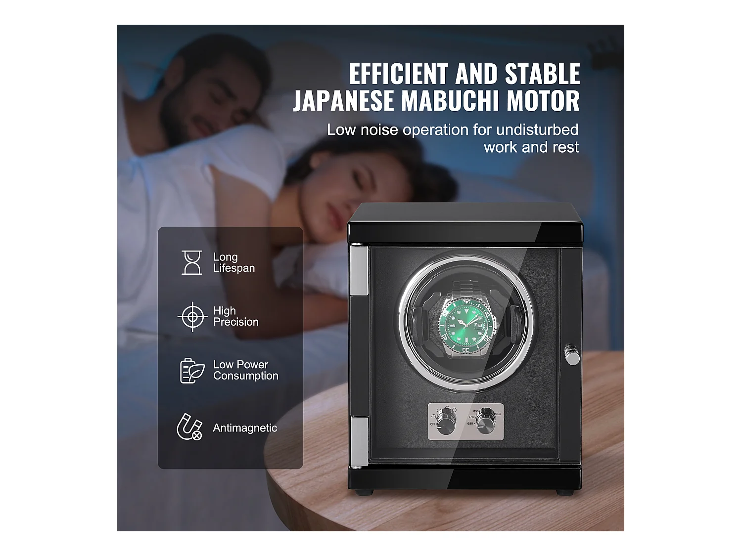 Caricatore per Orologi Automatici SucceBuy, per Orologi Automatici con Motore Mabuchi Silenzioso