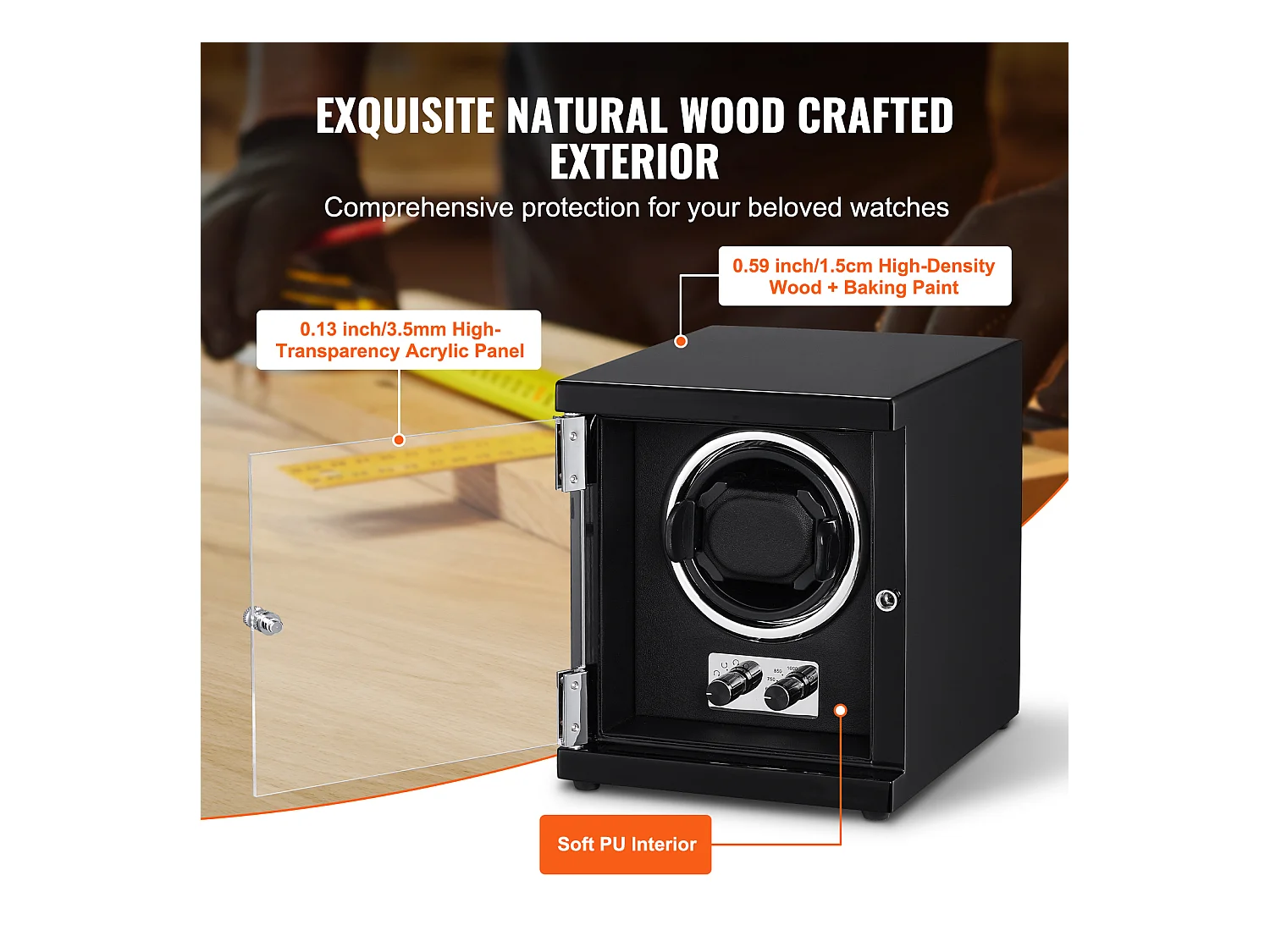 Caricatore per Orologi Automatici SucceBuy, per Orologi Automatici con Motore Mabuchi Silenzioso