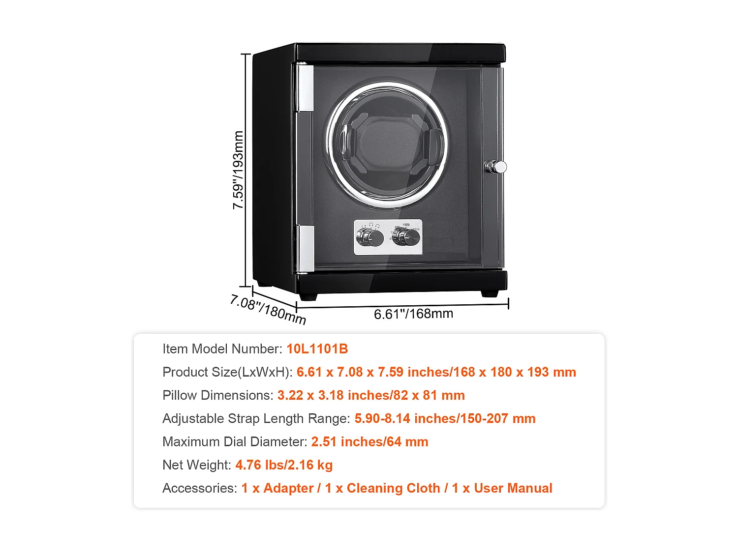 Remontoir Montre Automatique SucceBuy, pour Montres Automatiques avec Moteur Mabuchi Silencieux