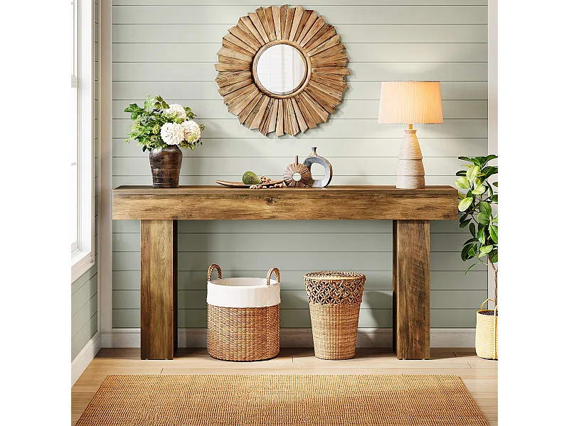 Wąski stolik konsolowy 160 cm - nowoczesny stolik kawowy do przedpokoju