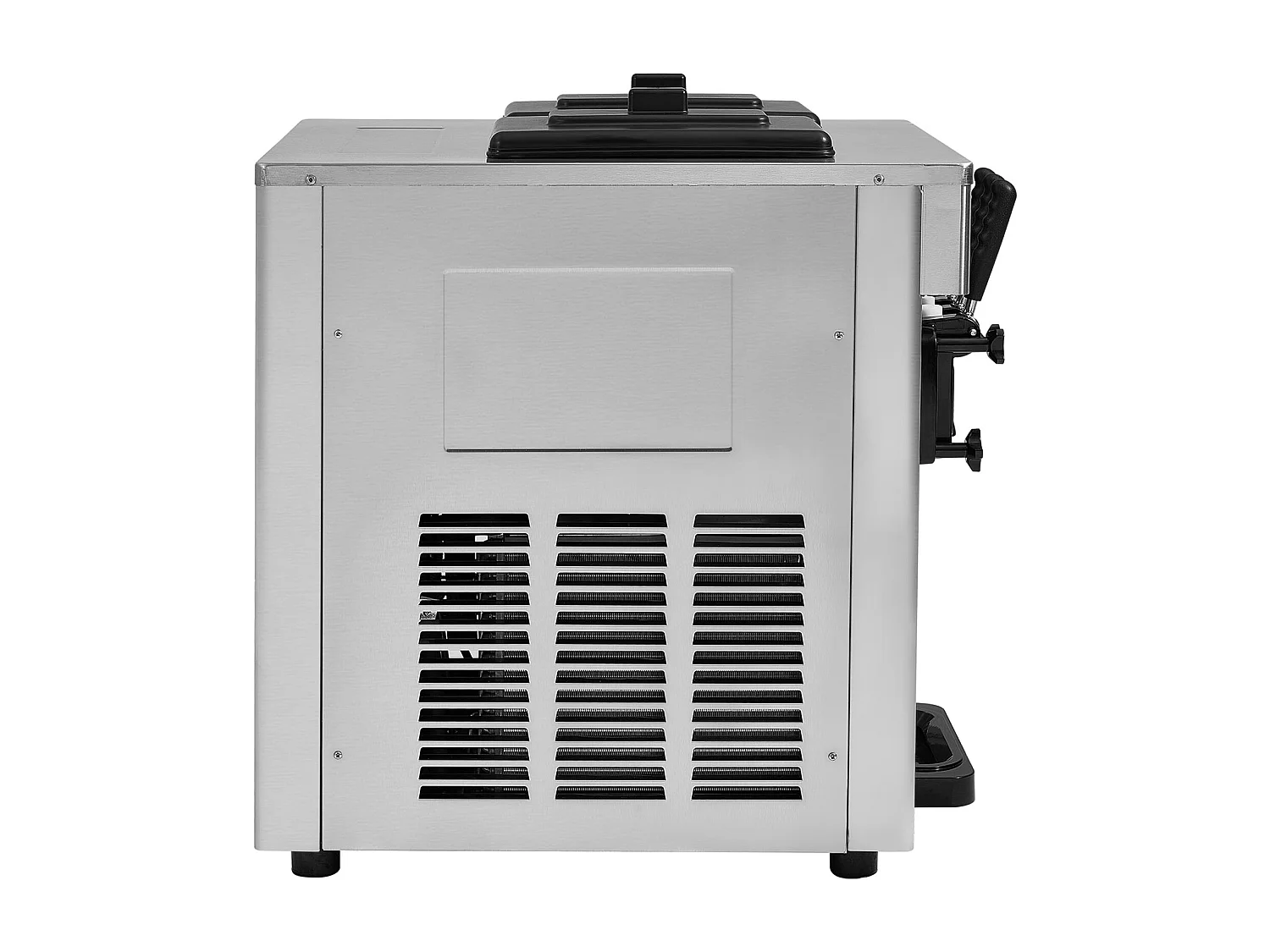 Machine à Crème Glacée SucceBuy, Appareil à Glace Italienne 3 Saveurs 18-28 L/h , pour Toute Aventure de Camping