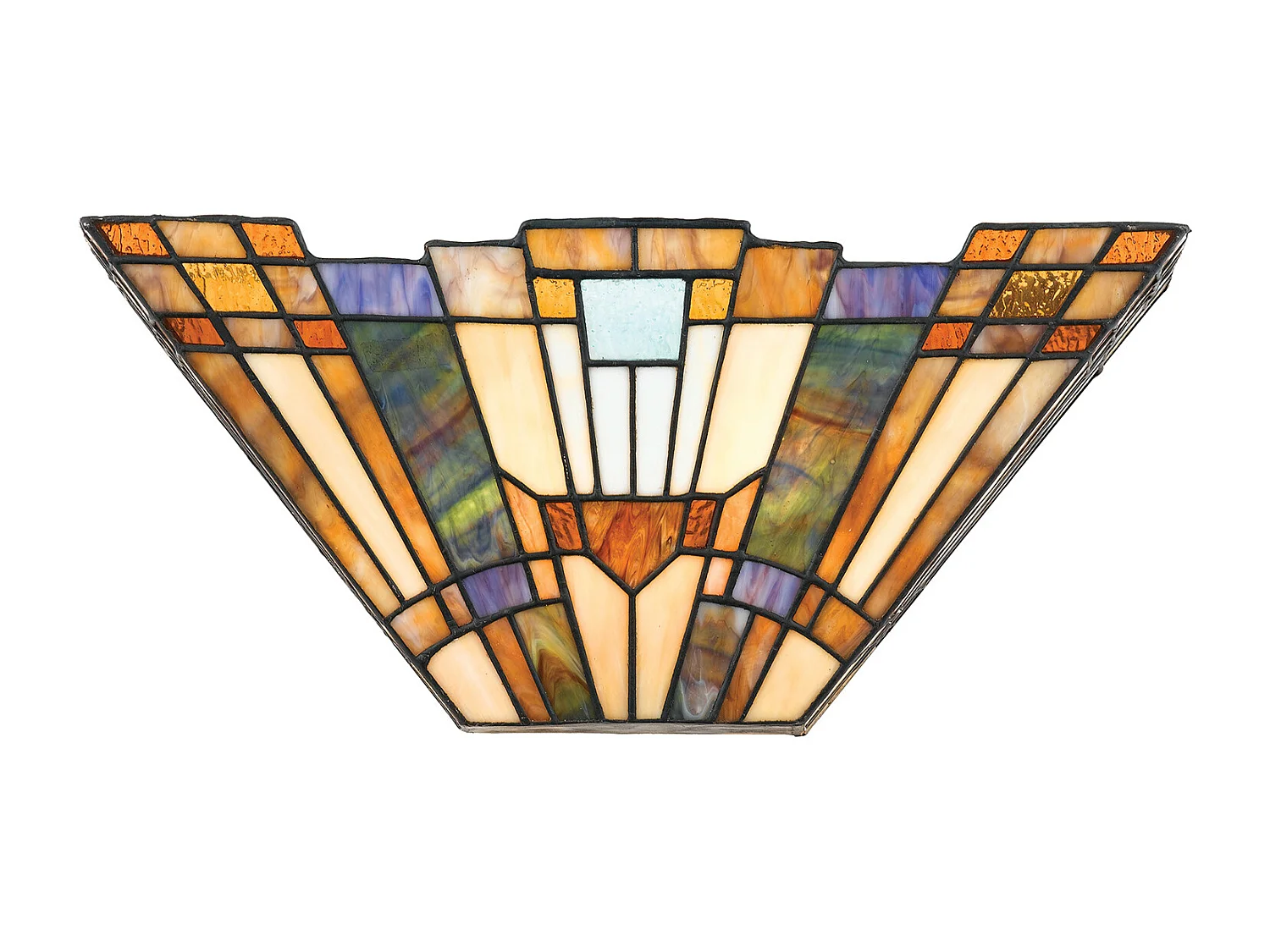 Elstead Inglenook - 2 luci Tiffany Uplighters Tiffany vetro, E14