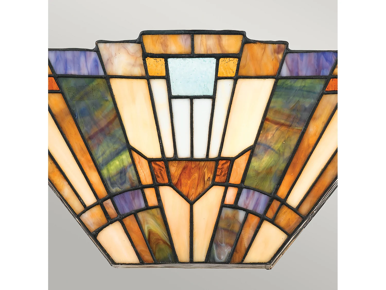 Elstead Inglenook - 2 luci Tiffany Uplighters Tiffany vetro, E14