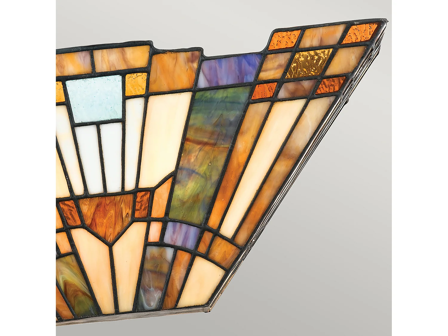 Elstead Inglenook - 2 luci Tiffany Uplighters Tiffany vetro, E14