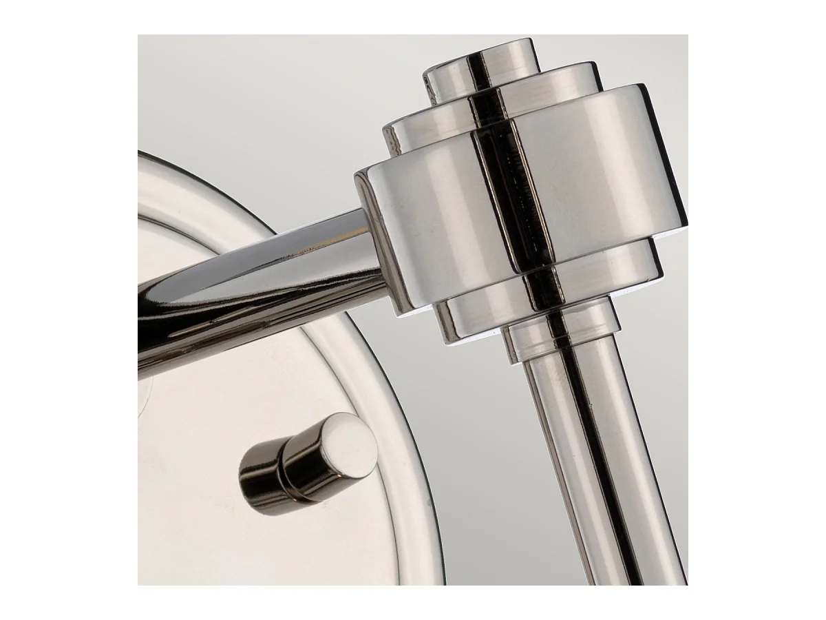 Elstead Kula 1 licht Wandleuchte, Nickel poliert, E14