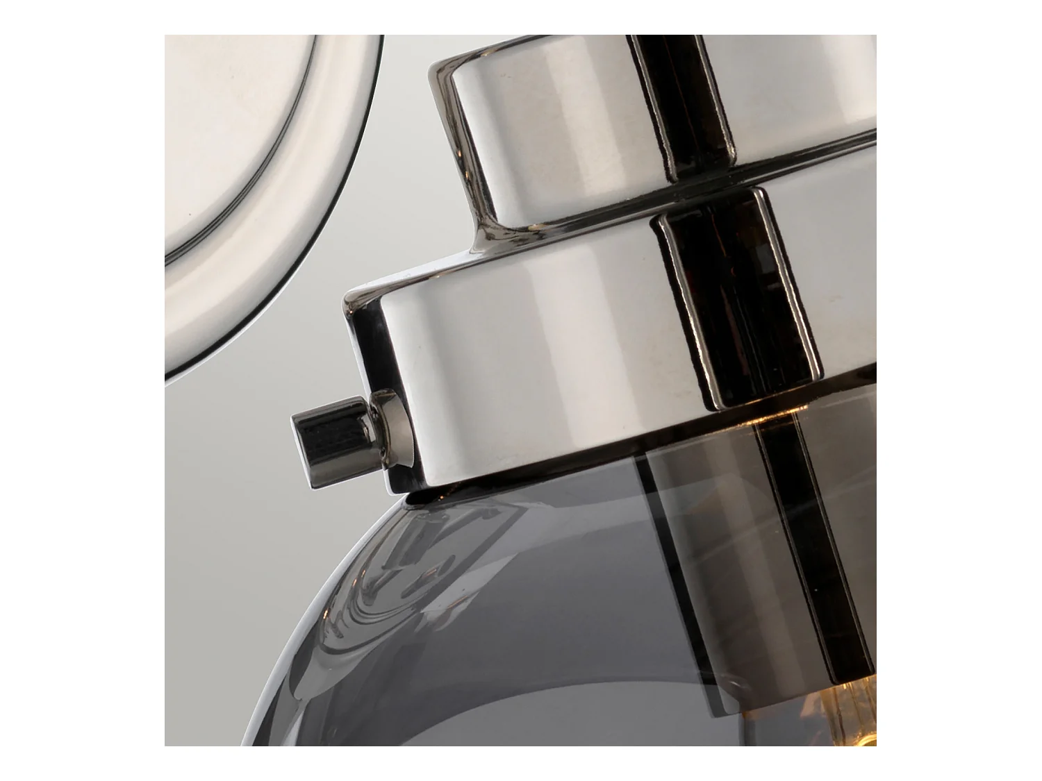 Elstead Kula 1 licht Wandleuchte, Nickel poliert, E14