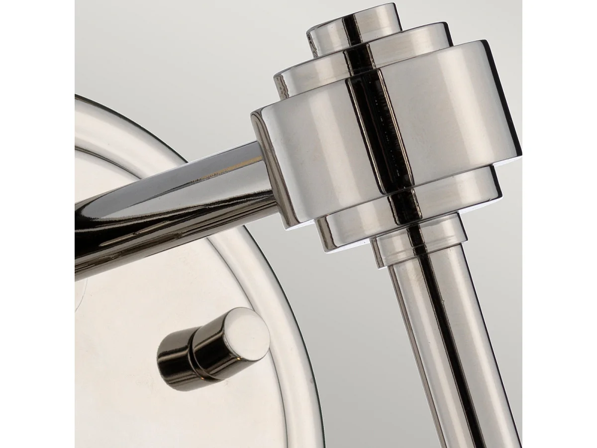 Elstead Kula 1 licht Wandleuchte, Nickel poliert, E14