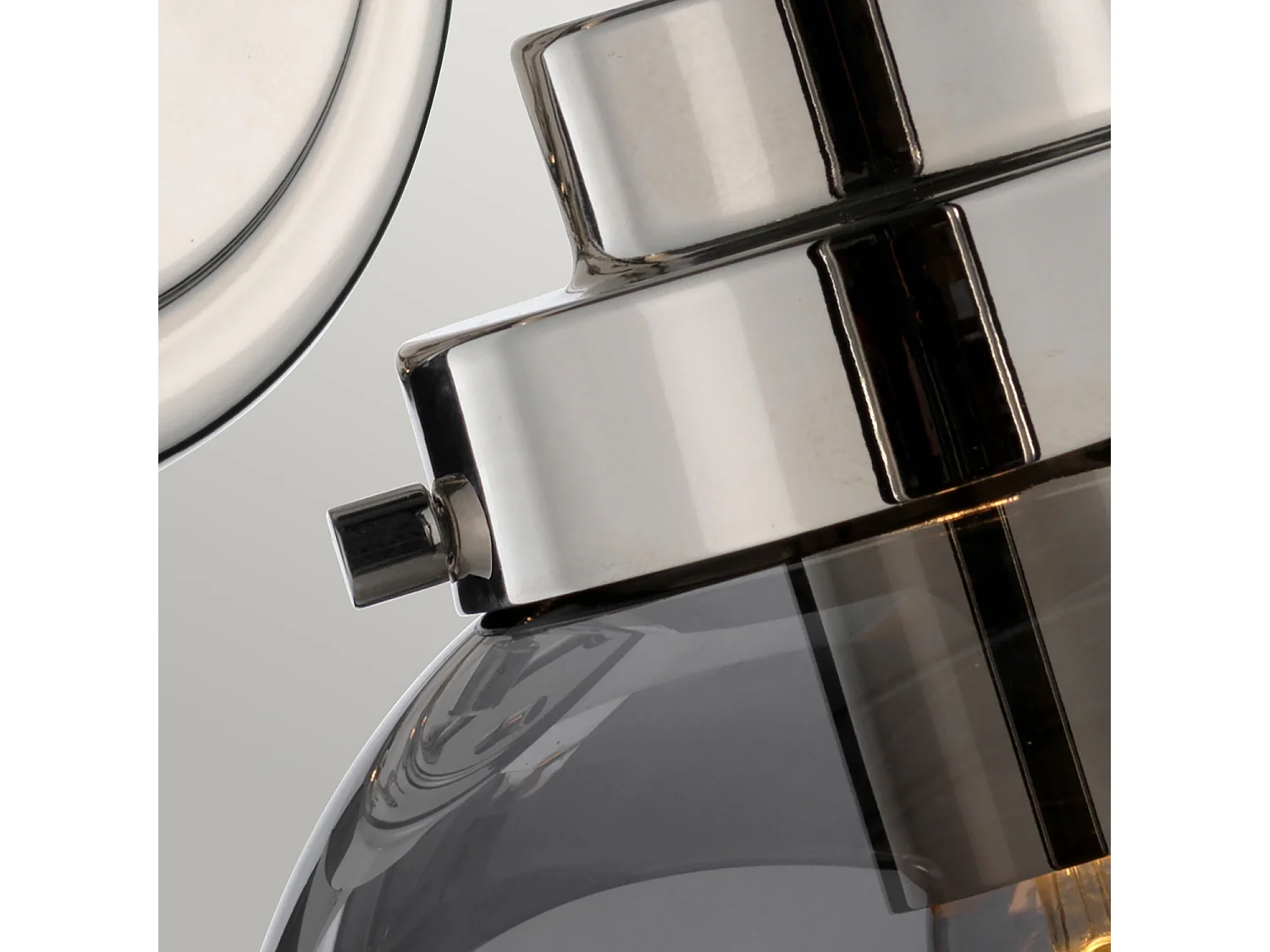 Elstead Kula 1 licht Wandleuchte, Nickel poliert, E14