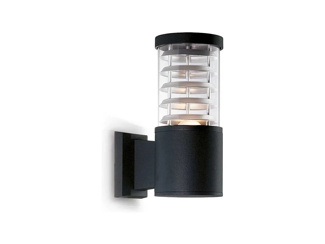Ideal Lux Tronco - Applique da esterno 1 luce Nera IP44, attacco E27