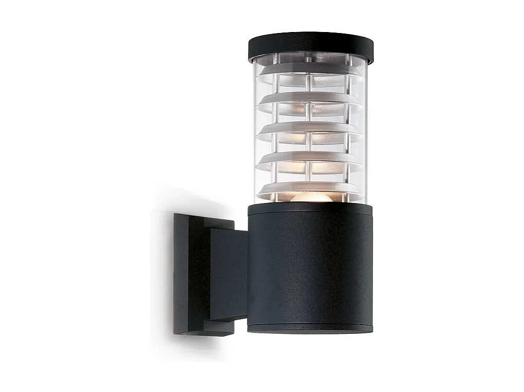 Ideal Lux Tronco - 1 Licht Außenwandleuchte Schwarz IP44, E27