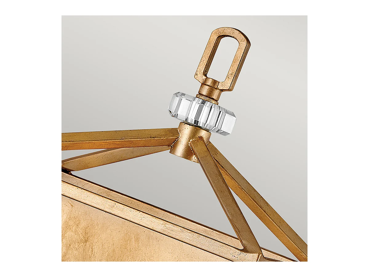 Elstead Hinkley Stinson Laternen Pendelleuchte Messing in Distressed-Optik