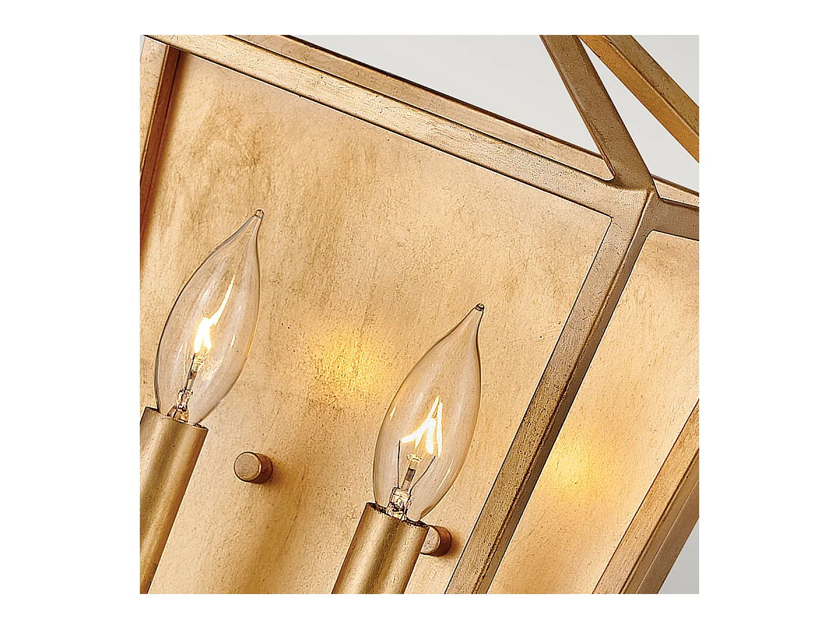 Elstead Hinkley Stinson Laternen Pendelleuchte Messing in Distressed-Optik