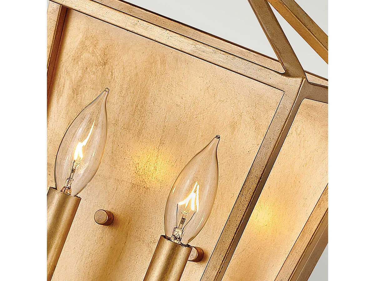 Elstead Hinkley Stinson Laternen Pendelleuchte Messing in Distressed-Optik