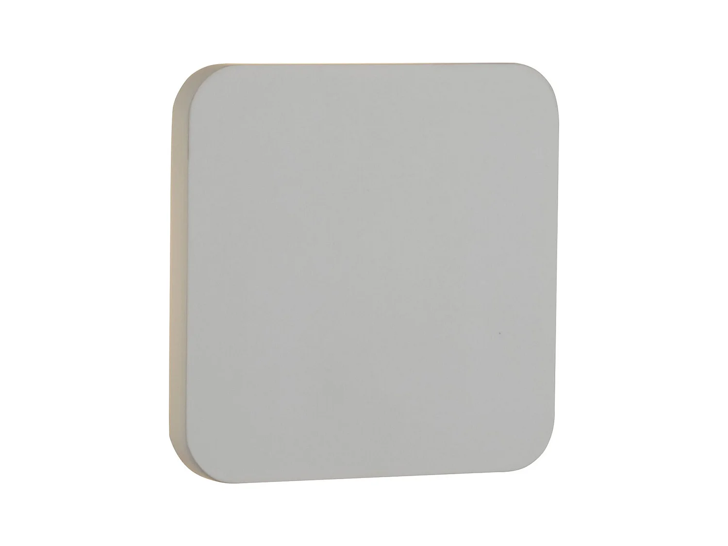 Searchlicht Gypsum - LED Innenwandleuchte lackierbarer weißer Einbauputz