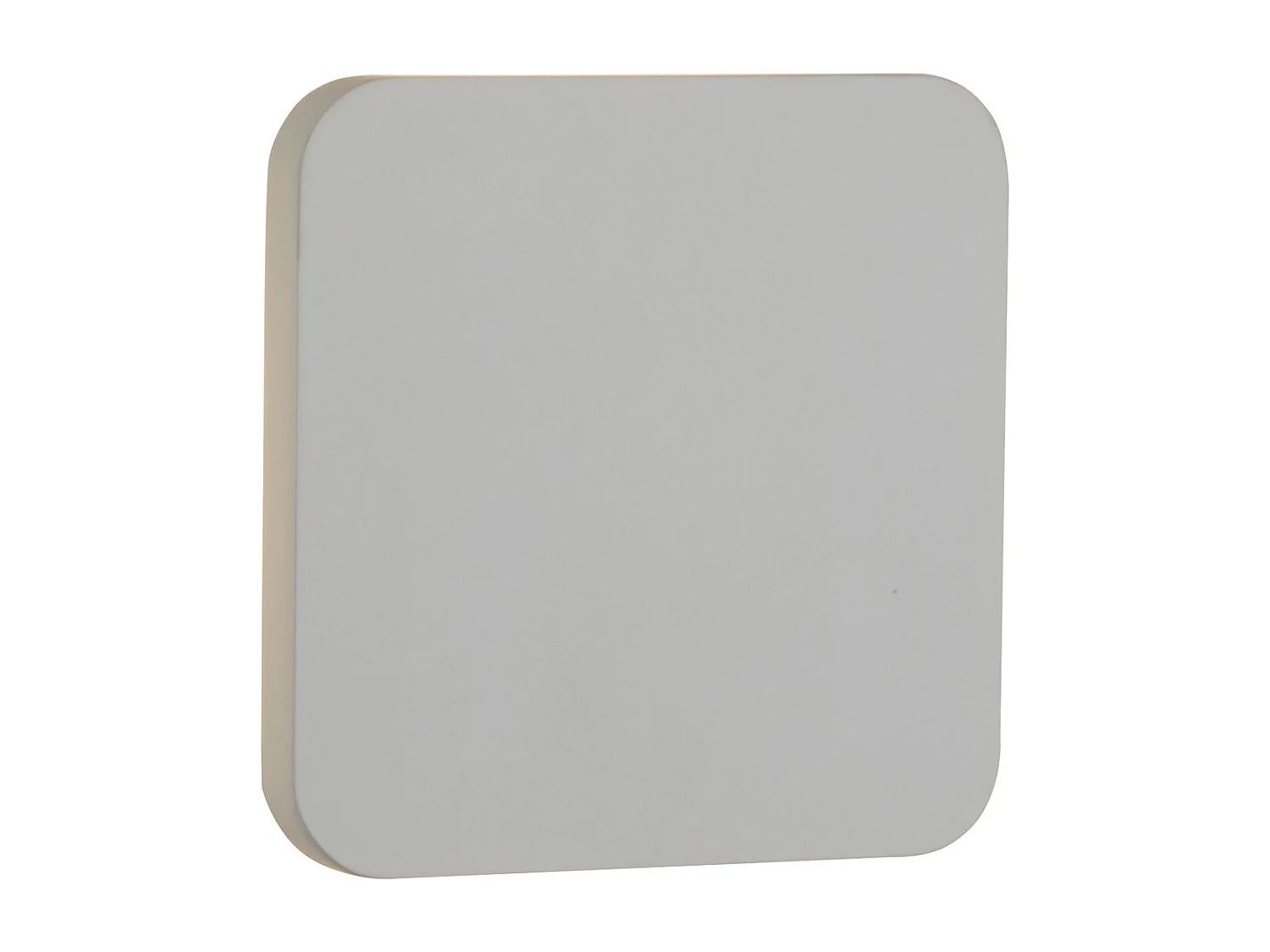 Searchlicht Gypsum - LED Innenwandleuchte lackierbarer weißer Einbauputz