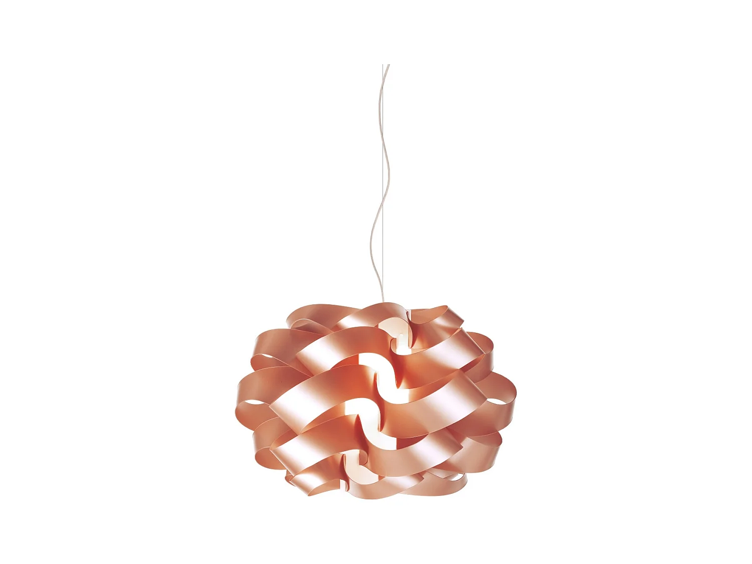 Sospensione Moderna Cloud Polilux ® Rame E Metallo Cromo 1 Luce E27