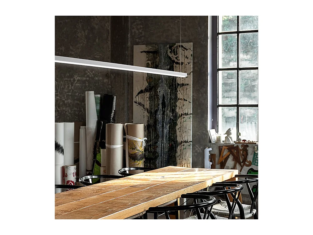 Lampadario Moderno Syncro Bianco Led Grande