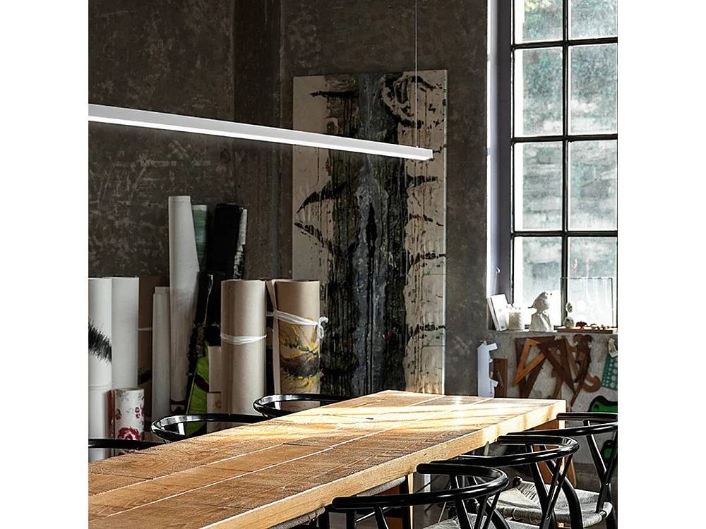 Lampadario Moderno Syncro Bianco Led Grande