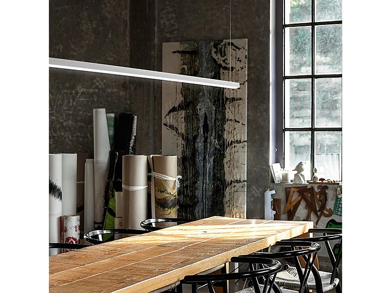 Lampadario Moderno Syncro Bianco Led Grande