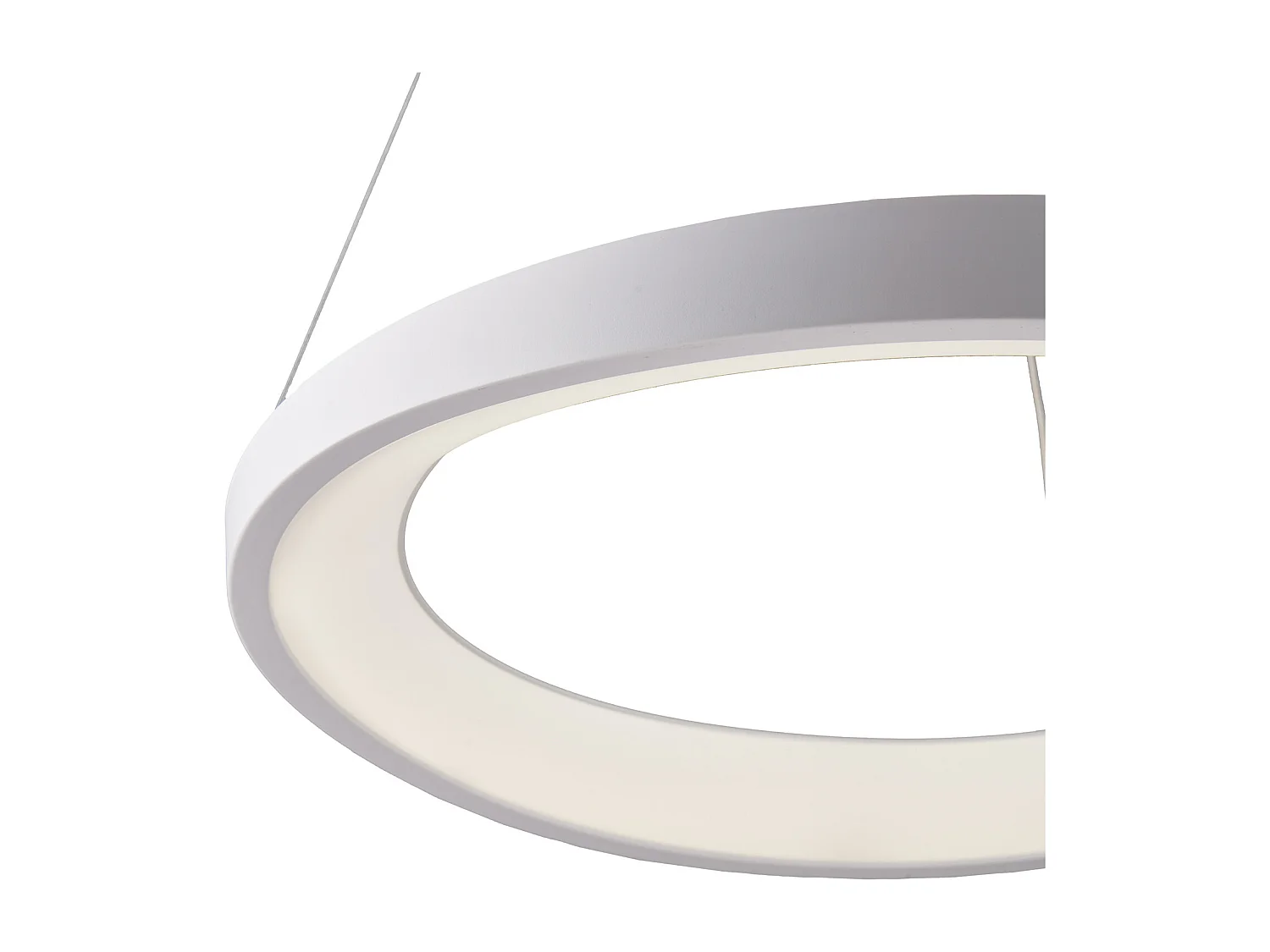 Sospensione Moderna Perth In Plastica Bianca Con Led Integrato 32W 4000K