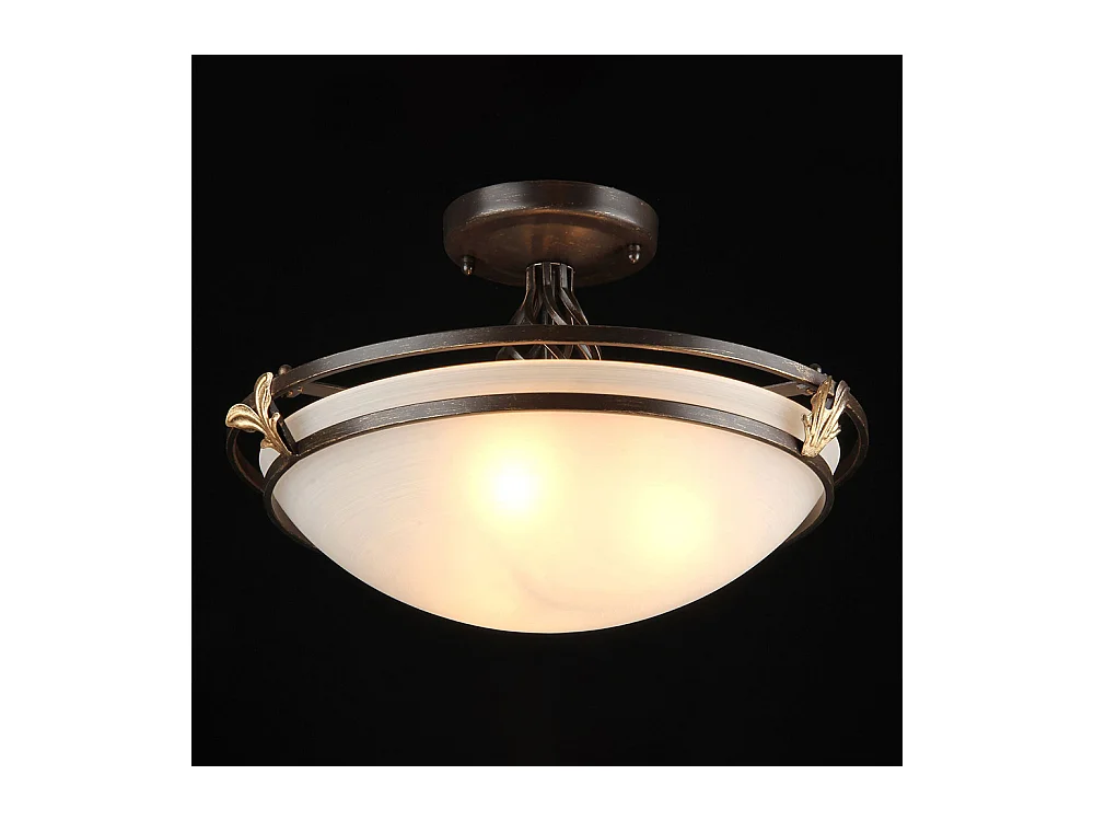 Combinare Flächenbündige Deckenleuchte Bronze Antik, 3-flammig, E27