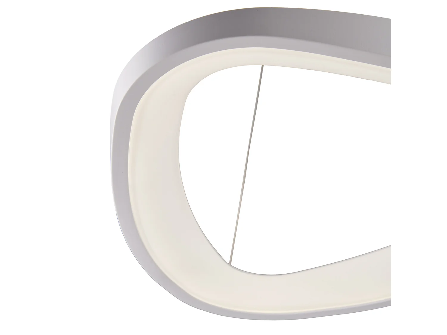 Sospensione Moderna Darwin Plastica Bianca Led 40W Dimmerabile 3000-4000-6000K