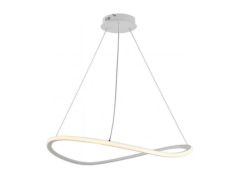 Sospensione Moderna Darwin Plastica Bianca Led 40W Dimmerabile 3000-4000-6000K