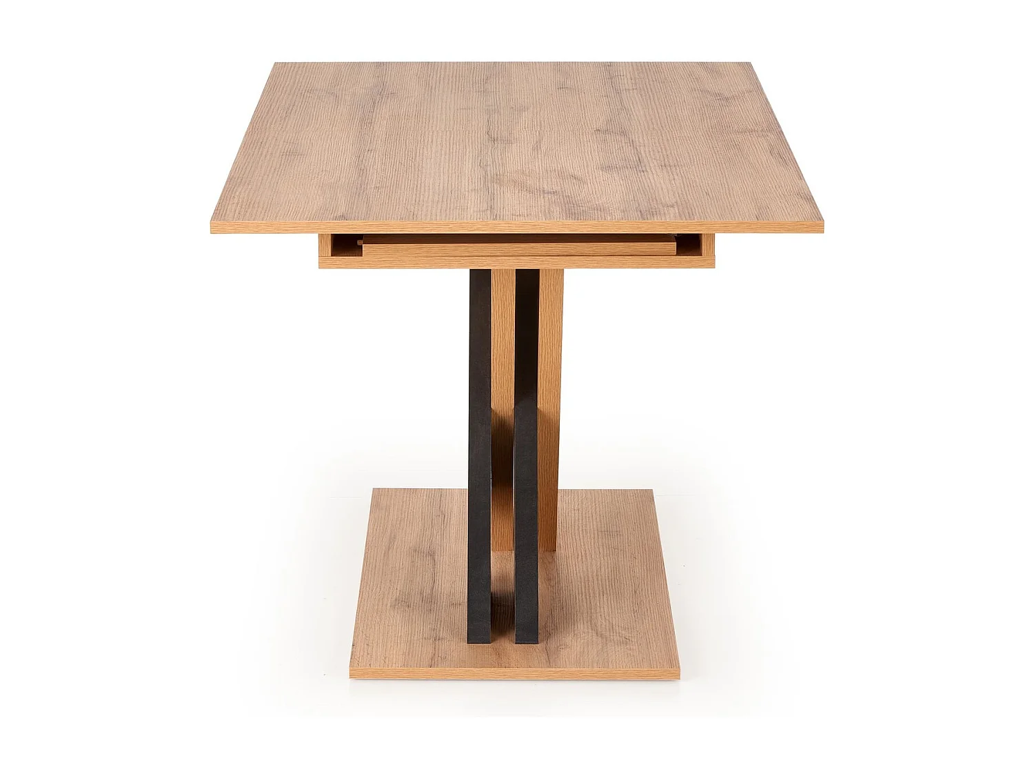 Esstisch XARELTO (85x135-175)/Ausziehbar/Braun&Schwarz