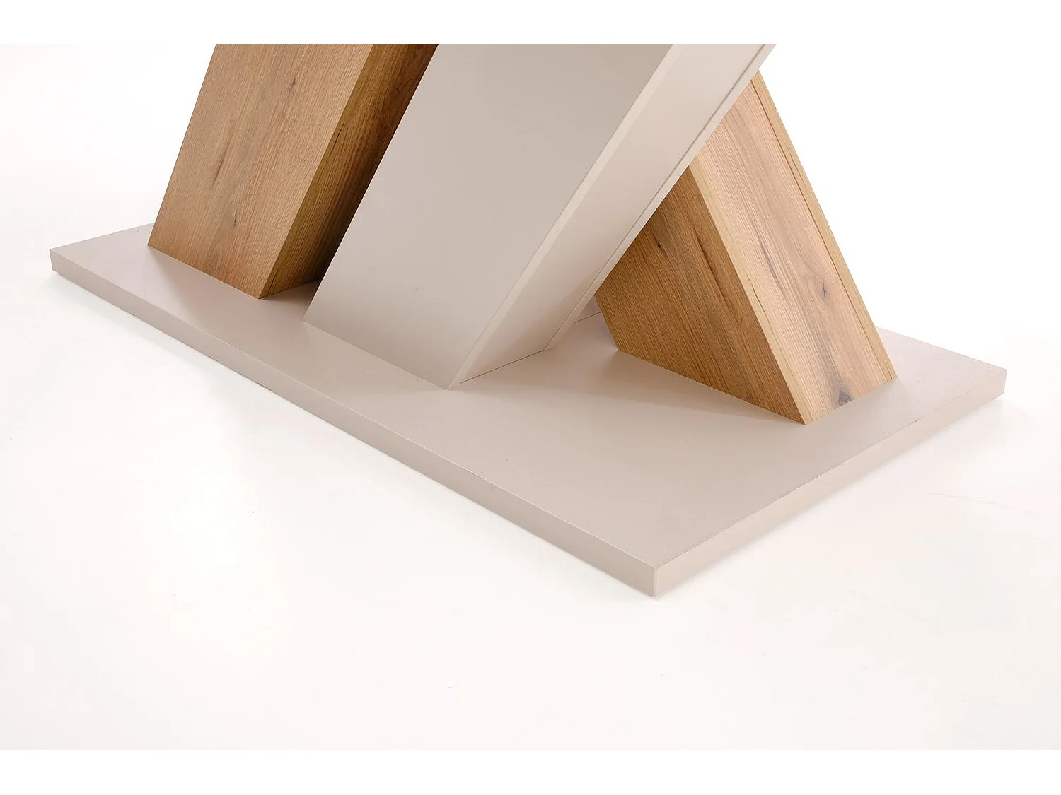 Esstisch Brandon (90x160-200)/Ausziehbar/Hellgrau&Braun