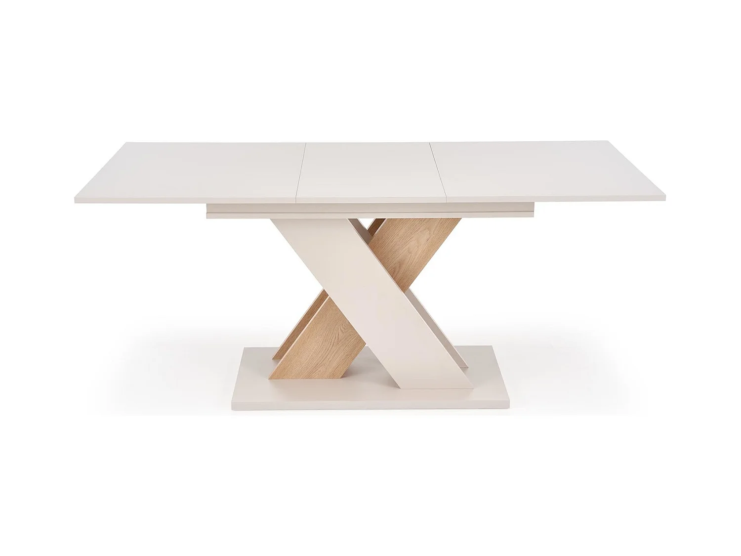 Esstisch XARELTO (85x135-175)/Ausziehbar/Braun&Grau