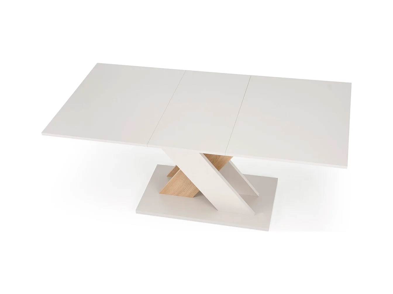 Esstisch XARELTO (85x135-175)/Ausziehbar/Braun&Grau