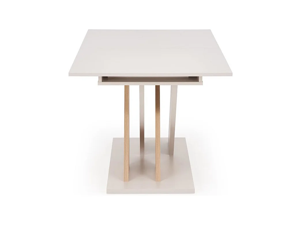 Esstisch XARELTO (85x135-175)/Ausziehbar/Braun&Grau