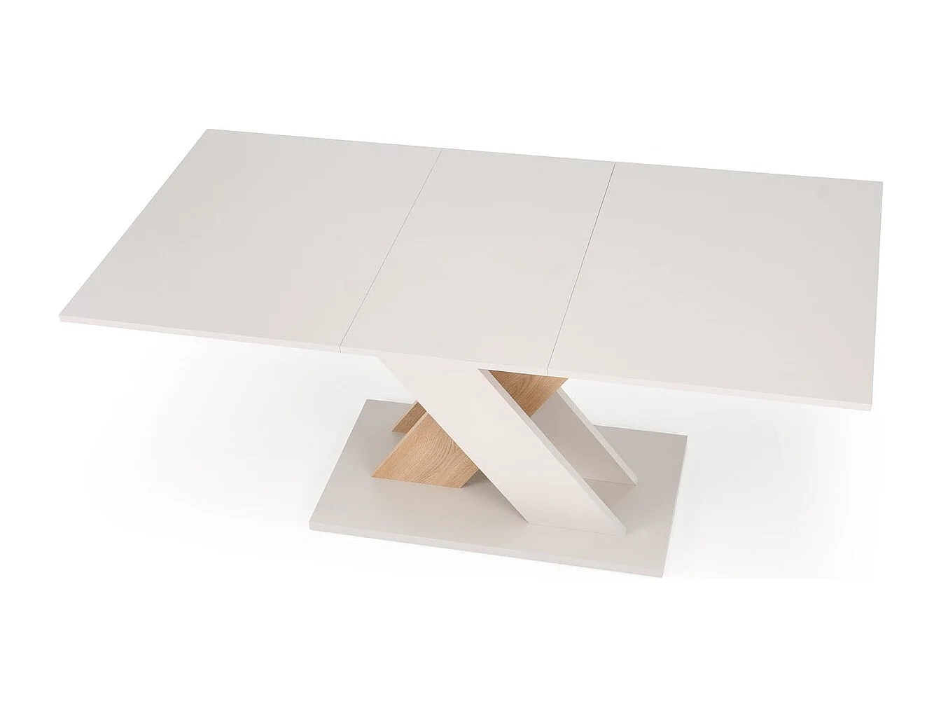 Esstisch XARELTO (85x135-175)/Ausziehbar/Braun&Grau