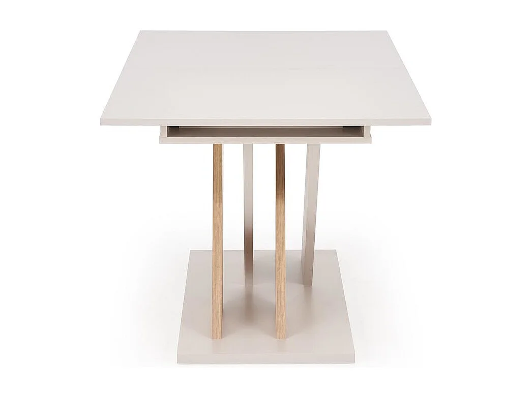 Esstisch XARELTO (85x135-175)/Ausziehbar/Braun&Grau