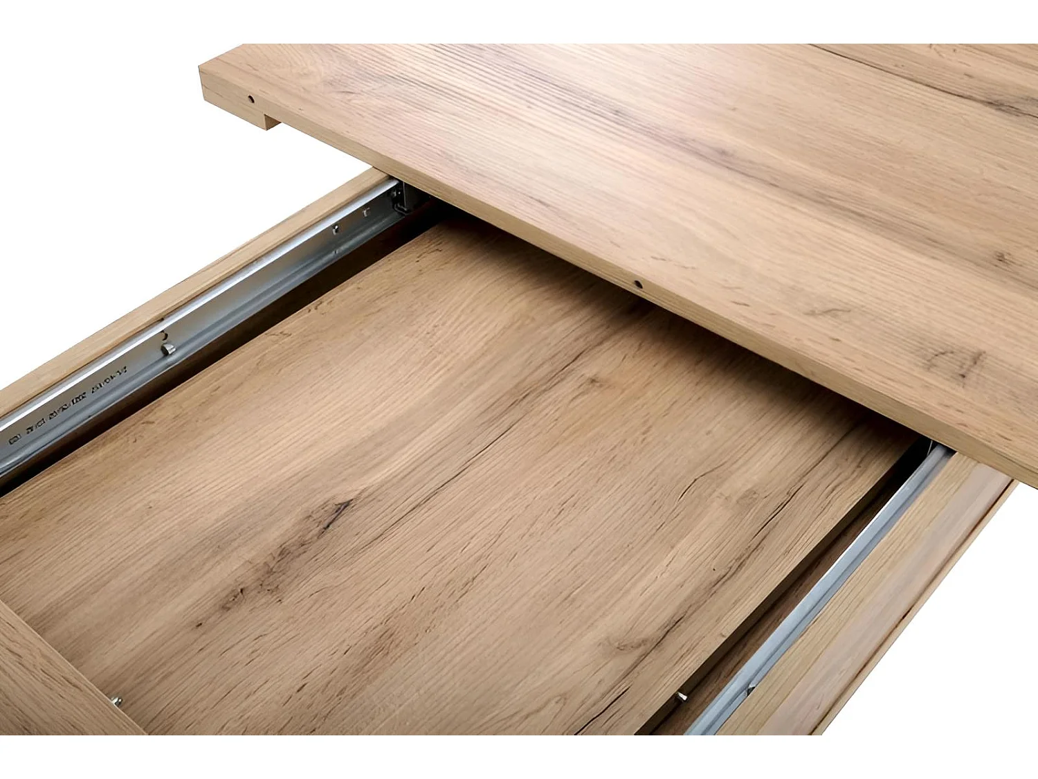 Esstisch Brandon (90x160-200)/Ausziehbar/Schwarz&Braun