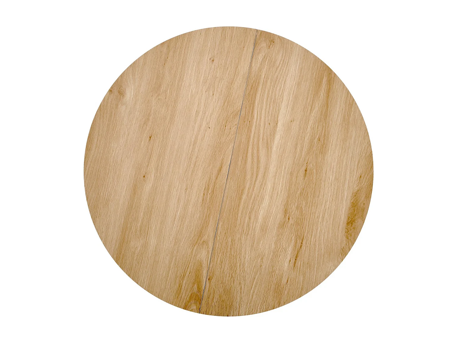 Table basse Dante/lot de 2/ronde/compartiment de rangement/marron et noir