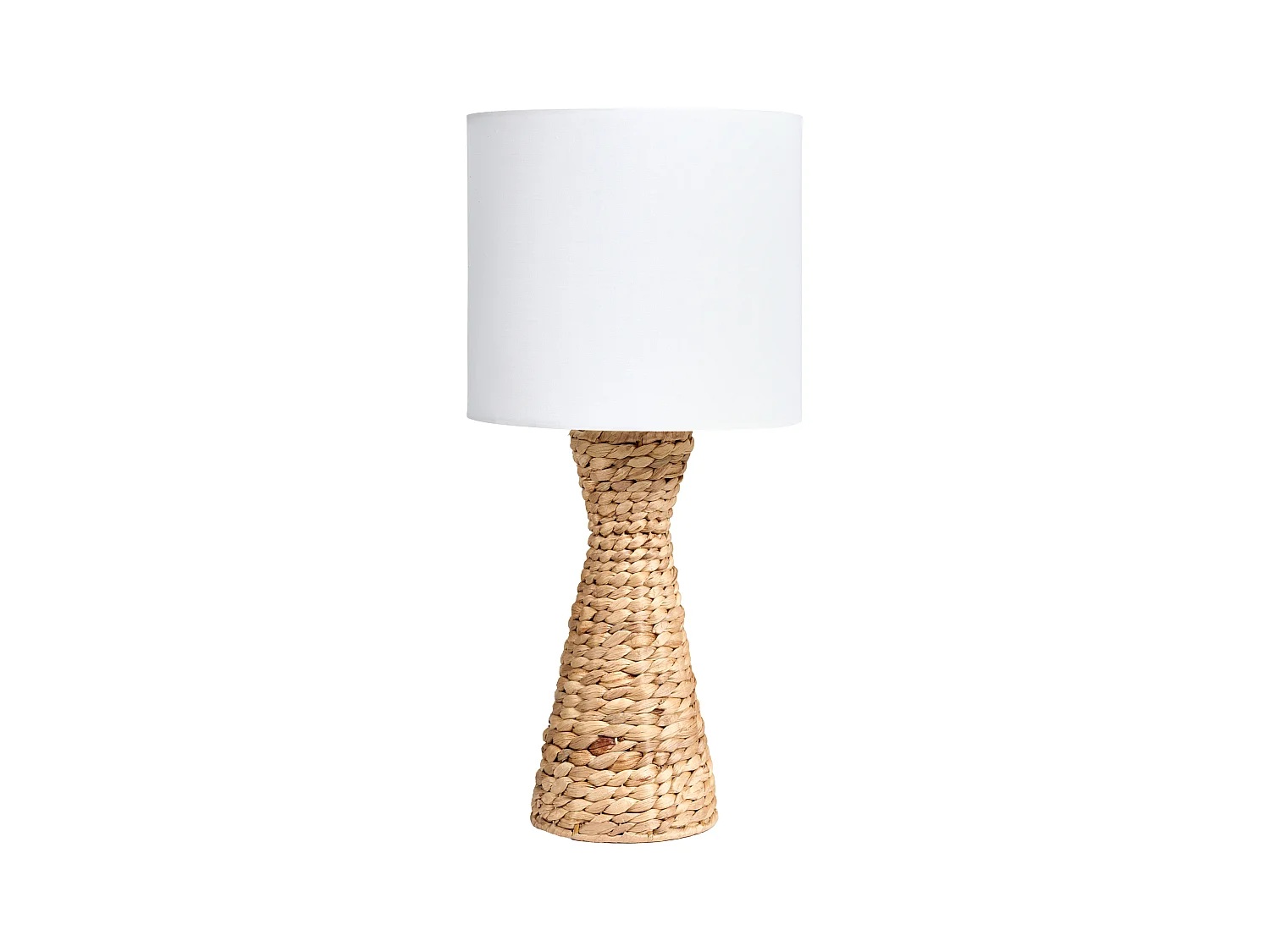 Lampe à poser ATRAI Fibre de jacinthe d'eau Naturel